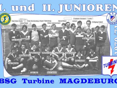 A-Junioren, Saison 1970/71