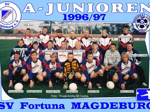A-Junioren, Saison 1996/97