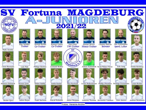 A-Junioren, Saison 2021/22