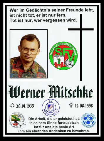 In Gedenken: Werner Mitschke