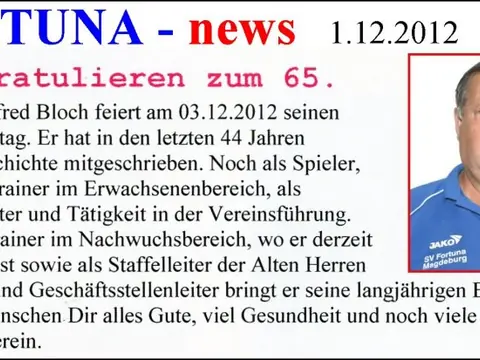 Jubiläen, 03.12.2012