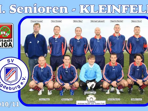 Kleinfeld-Senioren, Saison 2010/11