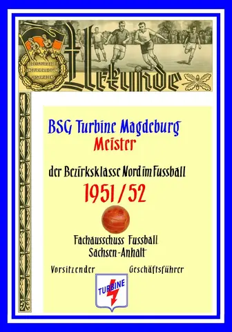 Urkunden, Saison 1951/52