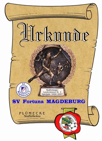 Urkunden, Saison 2006/07