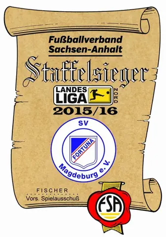 Urkunden, Saison 2015/16