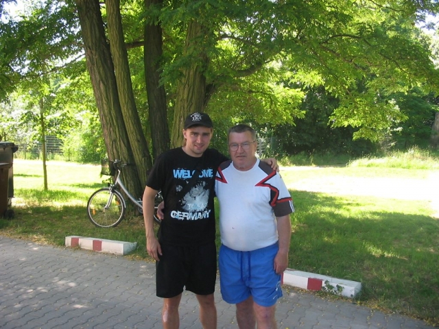 Marcel Schmelzer mit seinem Jugendtrainer
